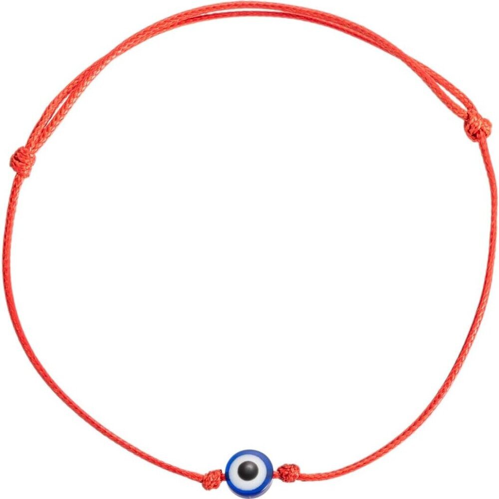 Evil Eye Anklet Bracelet for Women Men Handmade Simple String Waterproof Ankle B